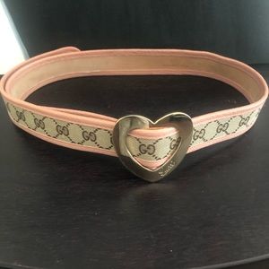 Gucci Belt limited Edition with heart buckle
